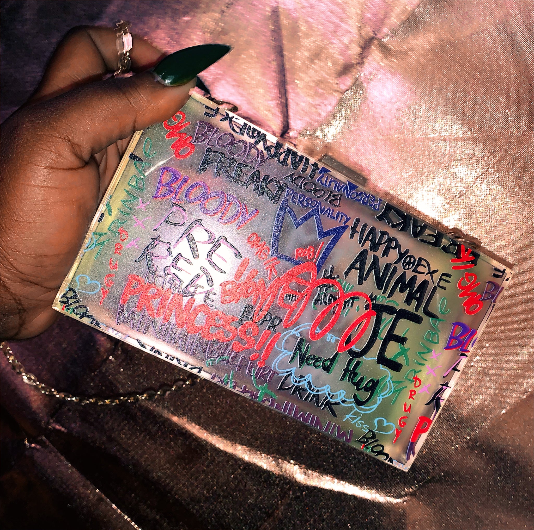 Graffiti Clutch